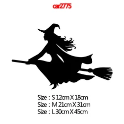 Vinyl Witch Auto Sticker - Creative Car Window Decal - Size L (Style3)