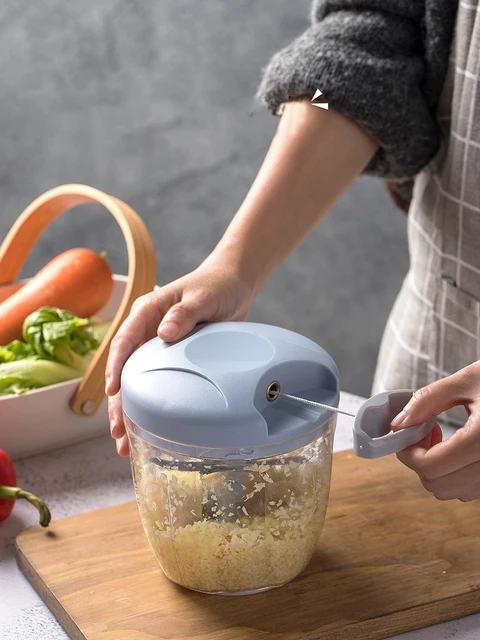 Manual Hand-Powered Food Chopper – 500ML / 900ML Vegetable & Meat Mincer 1