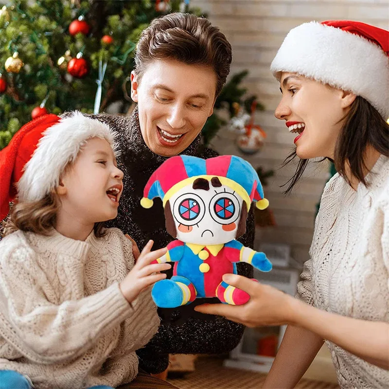 Anime The Amazing Digital Circus Pomni Jax Plush Doll Toy Clown Rabbit Plushie Figure Theater Joker Stuffed Animal Kids Fan Gift