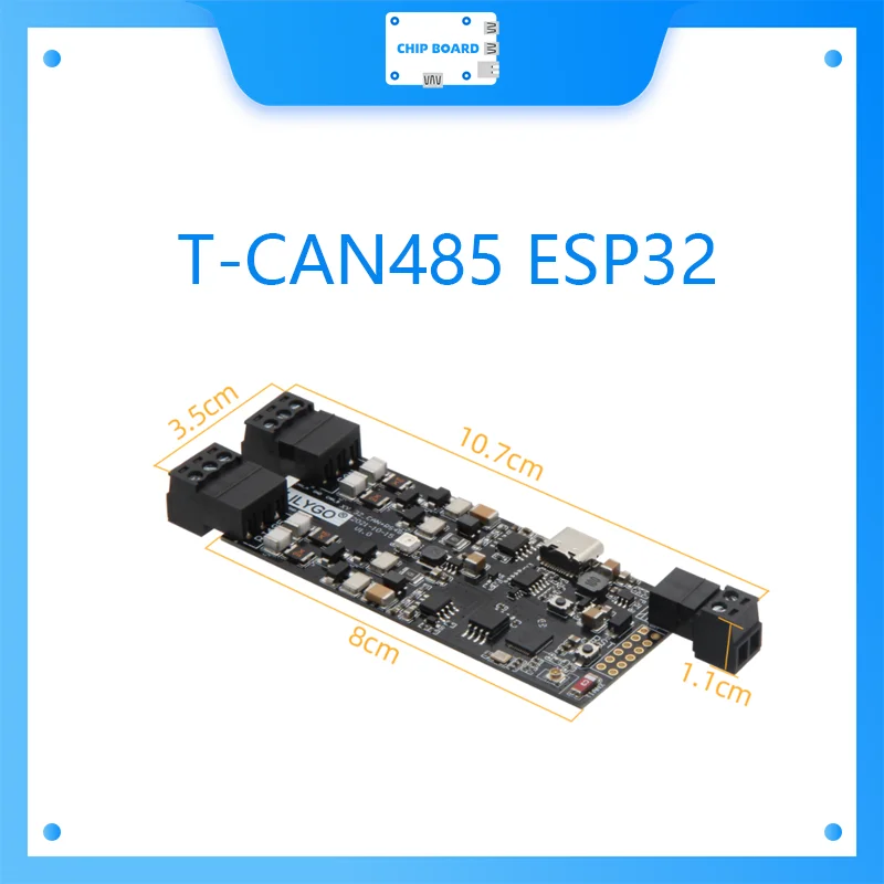 T-CAN485 ESP32 pode RS-485 suporta cart&atilde;o tf wifi bluetooth iot engenheiro m&oacute;dulo de controle placa desenvolvimento