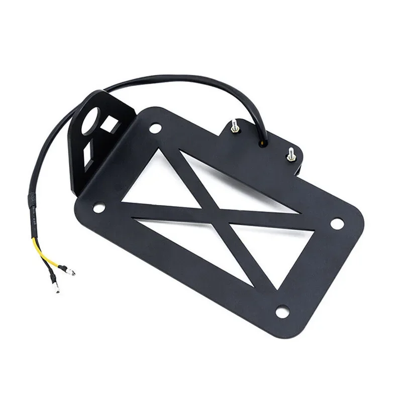 Motorcycle License Plate Holder LED Tail Light Mount Registration Plate Bracket Modified Universal for Harley Sportster Chopper license plate holder,motorcycle license plate holder