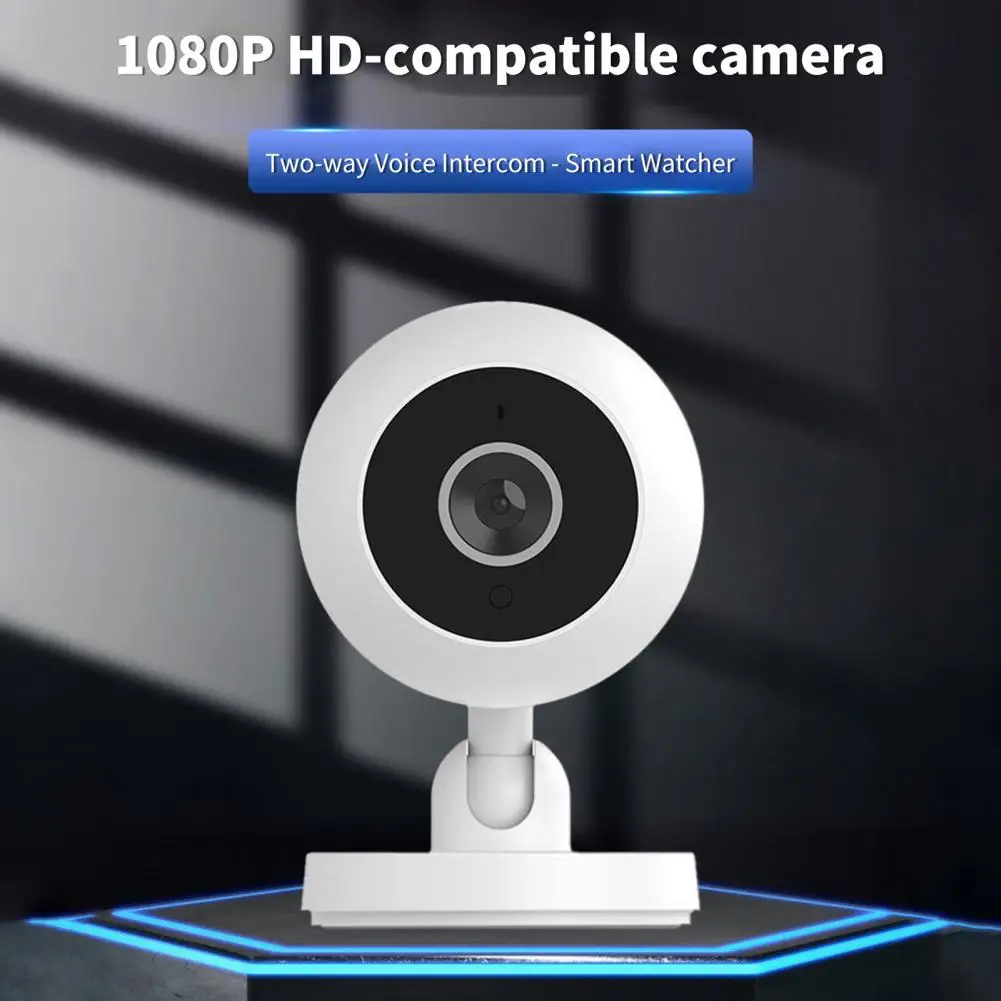 Wireless Smart Wifi Camera Indoor Motion Tracking Support 128GB TF Card Storage Baby Monitor Security Surveillance IR HD Camera anpviz 1080p mini ptz camera wifi indoor smart baby monitor mini wireless ip camera support 5g wifi auto tracking yiiot app view