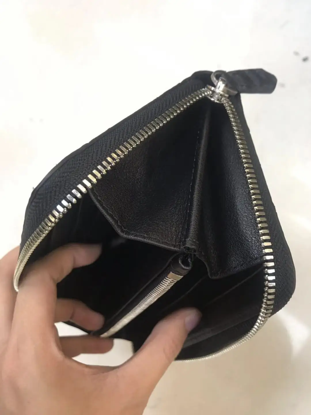 2024 New Fashion Business Men's Wallets Ostrich Skin Genuine Leather Long Organizer Wallet Boy Brand Luxury Card Holder Purse 6