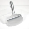 Stainless Steel Bucket Scoop Mud Scoop Arc-shape Shovel Putty Knife Scraper Drywall Plaster Tool for Paint Mortar Putty 3