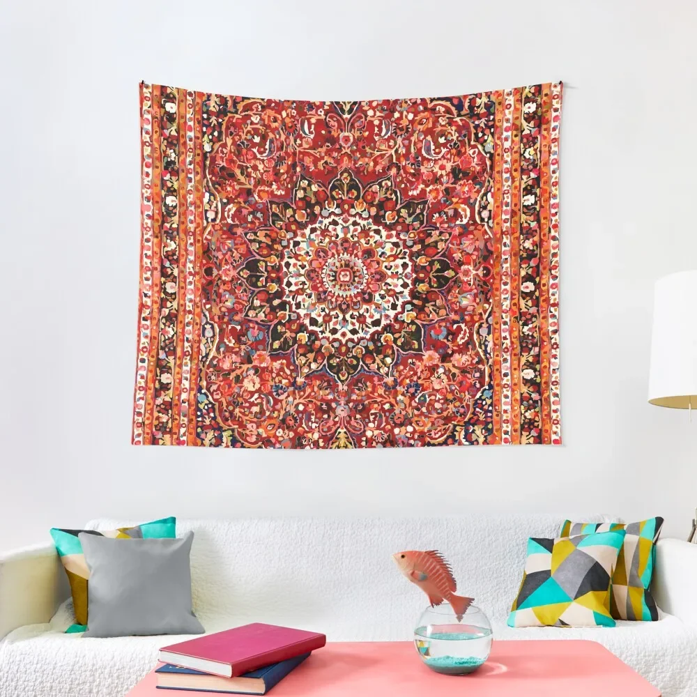 

Antique Floral Persian Rug Pattern Tapestry Decoration Aesthetic Room Design Things To The Room Bedroom Decoration Tapestry
