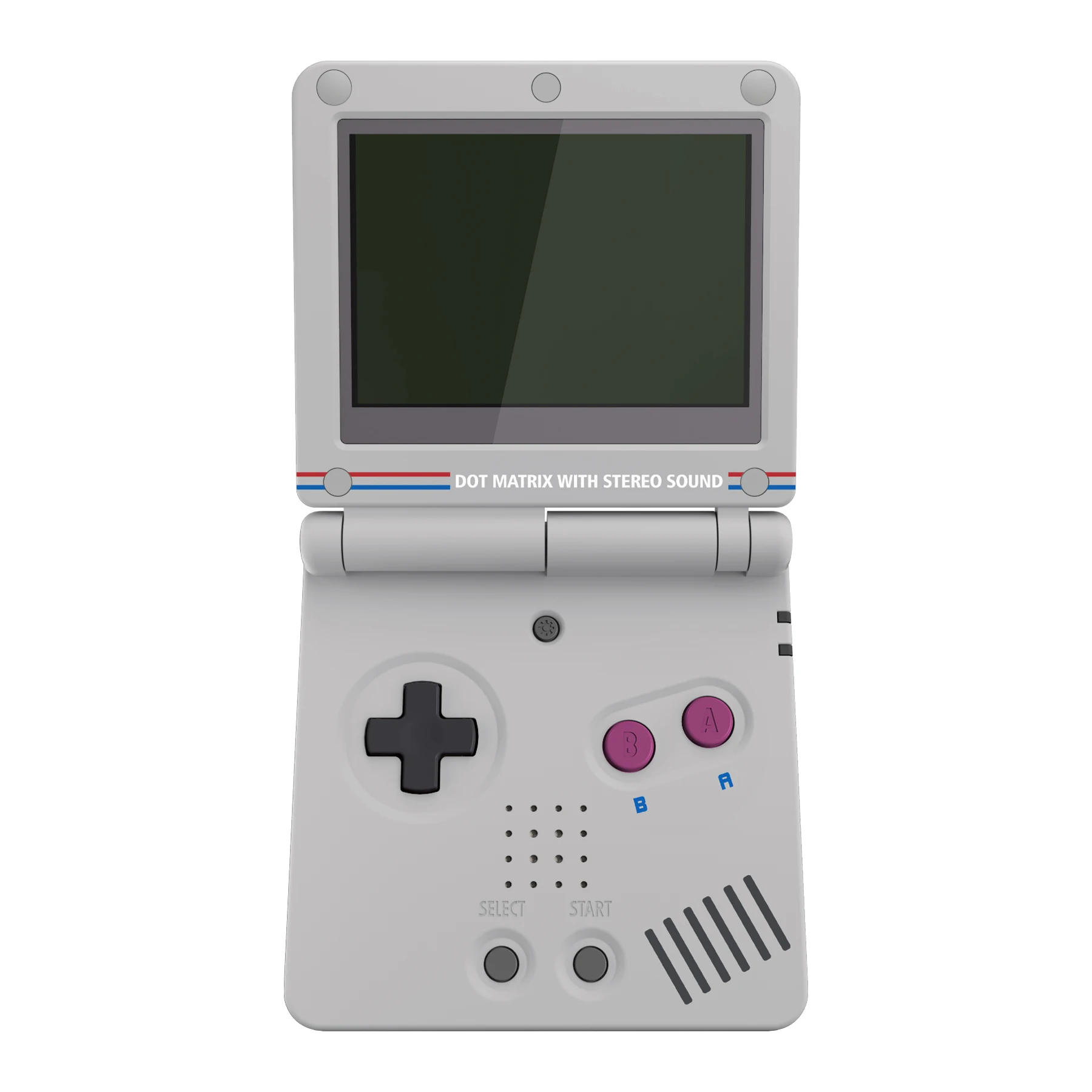 Habitação de Substituição Ips para Gameboy Advance sp Gba sp Soft Touch Atualizado Ips Personalizado e Lcd Padrão Extremerate Personalizado - Image 2