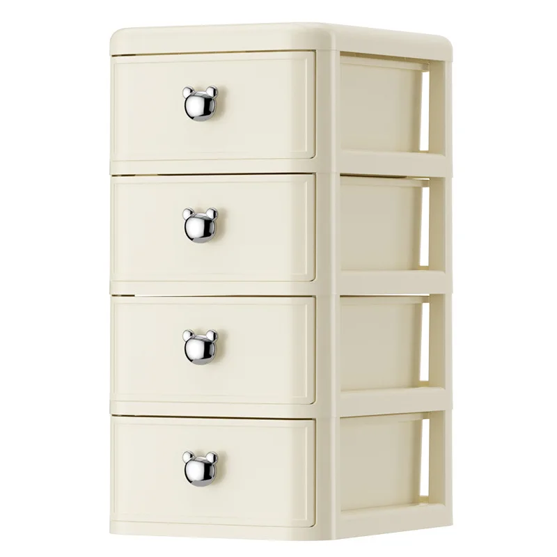 Desktop Storage Box Drawer Transparent Dressing Table Cosmetics Storage Box Plastic Multi-Layer Stationery Organizing Storage Ra 5