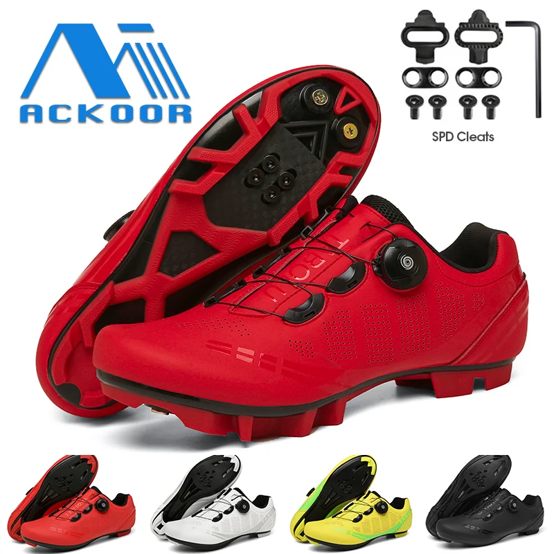 Unisex Cycling Sneaker Mtb Shoes With Men Cleat Road Dirt Bike Flat