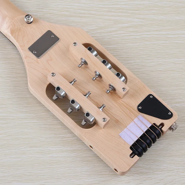 ワンオフ品？詳細不明なヘッドレス　エレキギター送料込みです。 Amazon | 4弦未完成ヘッドレスエレクトリックベースギターキット
