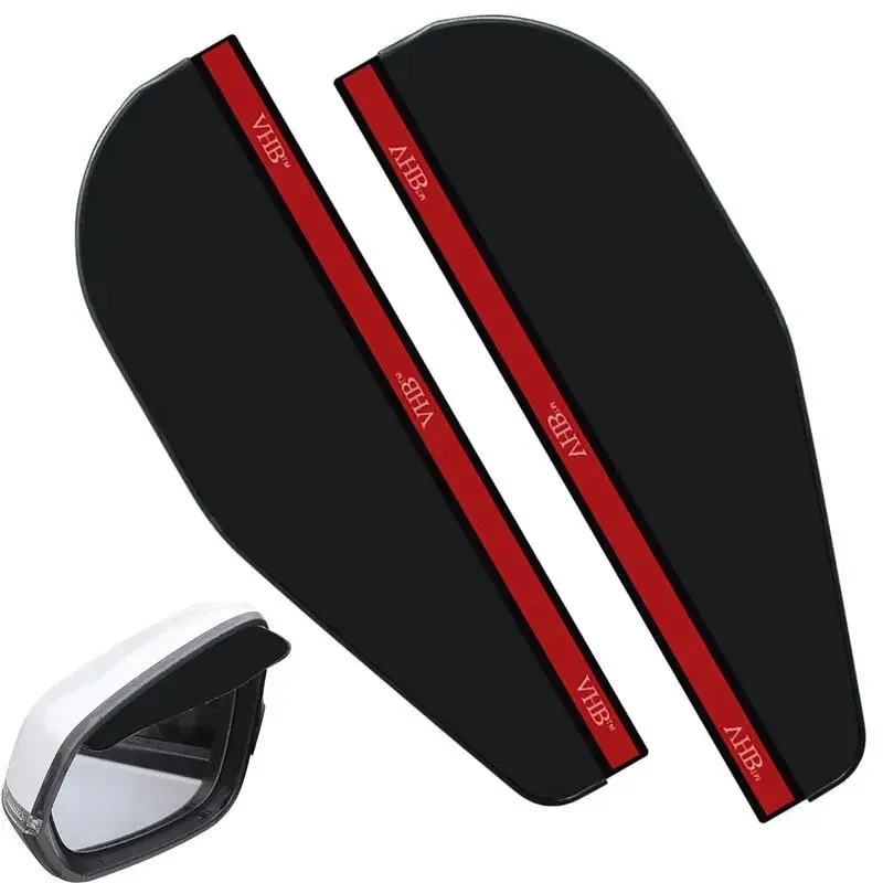 Mirror Rain Visors Eyebrow Car Rear View Mirror Rain Eyebrow Visors Guard Universal Rubber Rear View