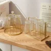 Glass Cup Drying Rack Saving Space Mugs Cups Organizer Sports Bottle Draining Organizer for Kitchen Countertop Bar Home Kitchen 1