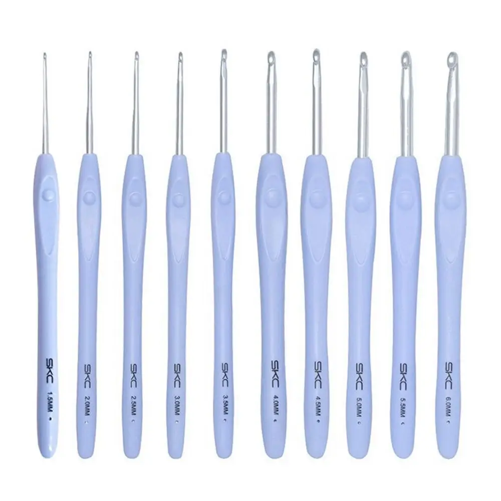 New Soft Handle Knitting Needles Aluminum Long Crocheting Hooks Multisize Crocheting Needles Sweater