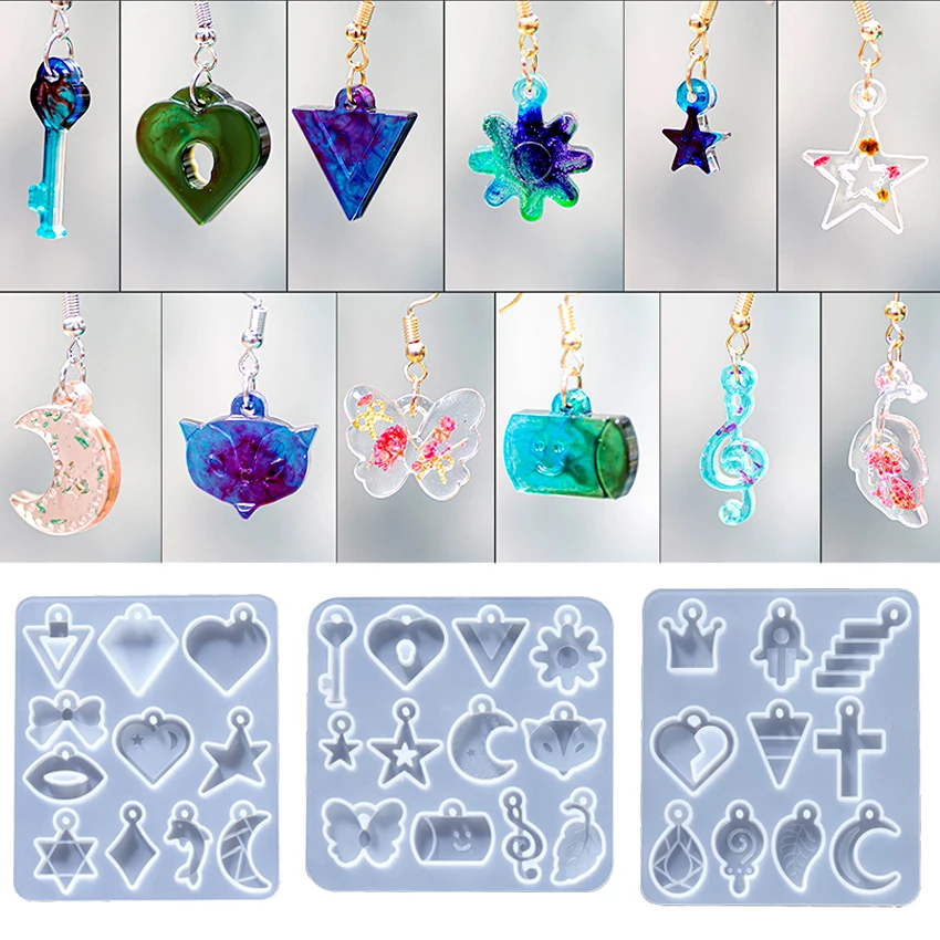 Stampo In Silicone Per Resina A Forma Di Piccola Sakura, Ciondolo Fai Da Te Per Gioielli, 3,3 Cm