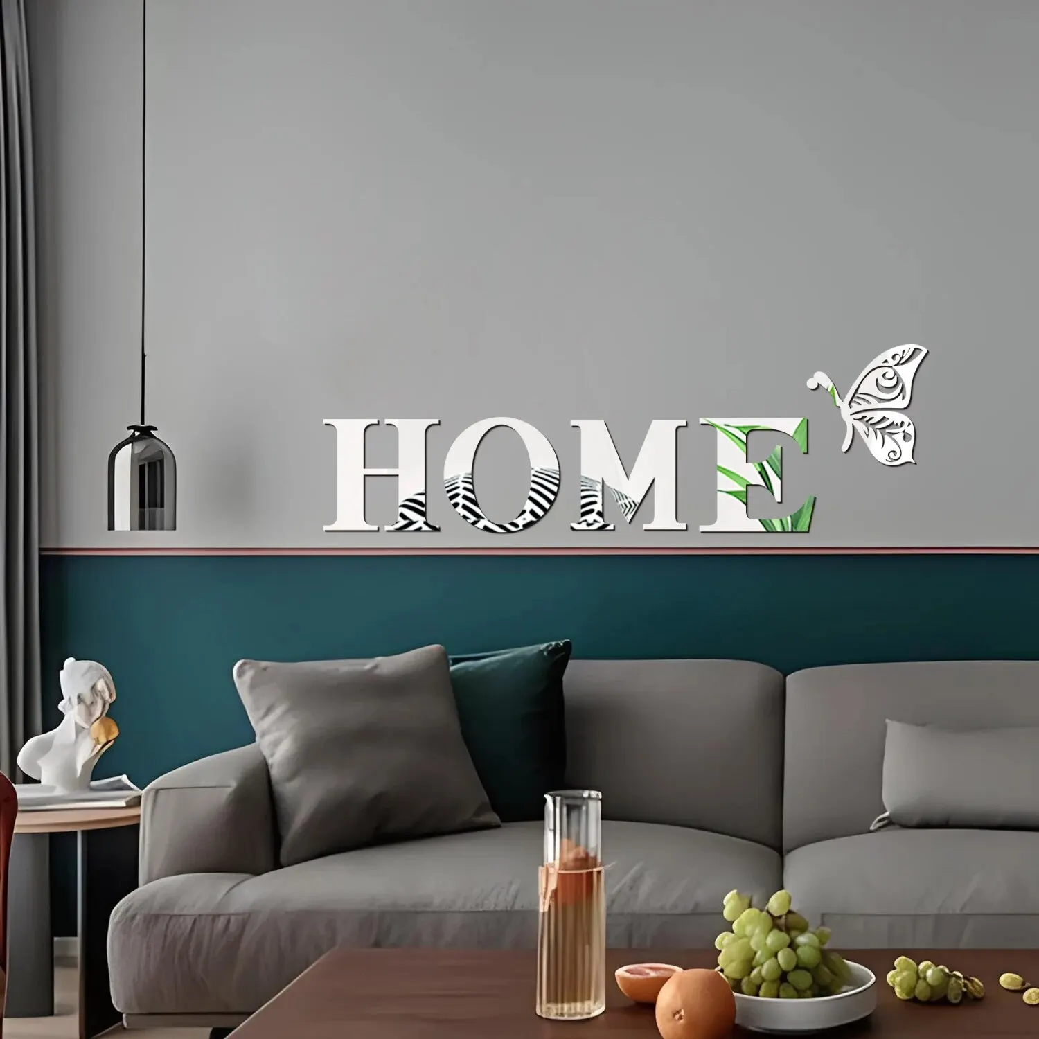 3D Mirror Wall Sticker Entrance Decoration Home Decoration