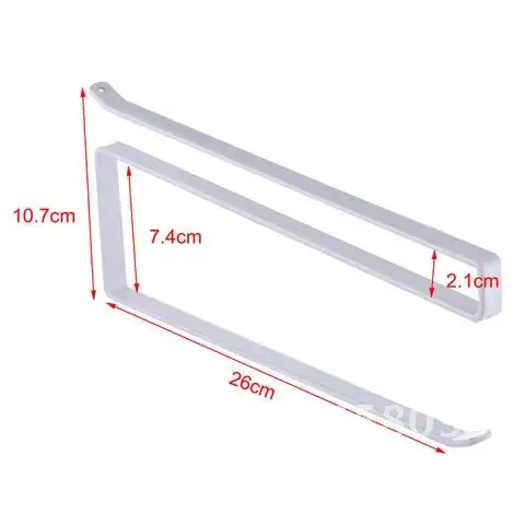 

Iron Metal Kitchen Tissue Holder Hanging Toilet Roll Paper Holder Hanging Towel Stand Home Decoration Hook 1PC Paper Roll Holder