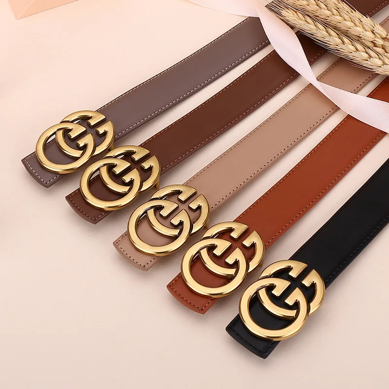 Women's Premium Leather Belt - Elegant, Stylish & Versatile Accessory for Business and Casual Outfits