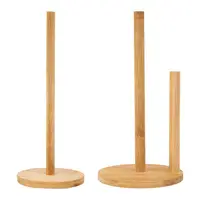Kitchen Roll Paper Towel Holder Wooden Bathroom Oak Wood Tissue Holder Roll Towel Rack Stand Kitchen Accessories 5