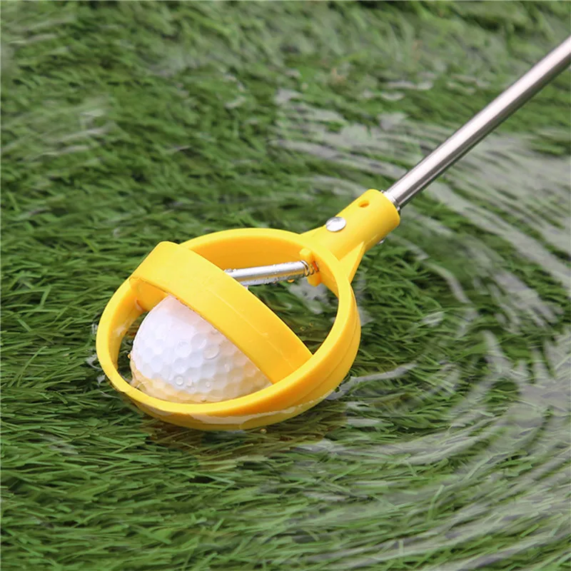 GolfBallPickUpToolsTelescopicGolfBallRetrieverRetractedGolfPickupAutomaticLocking