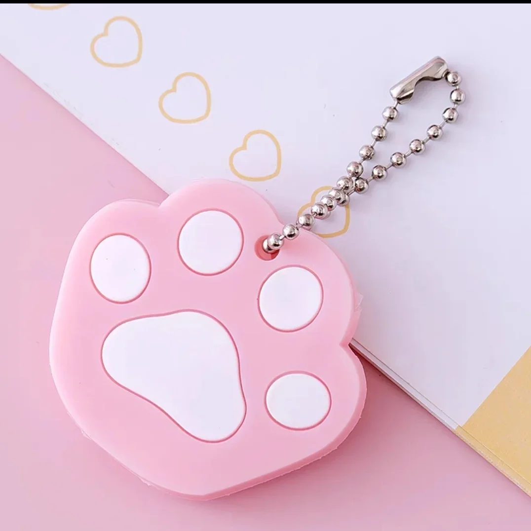 1PC Color Foot Cartoon Key Cover Cap Silicone Key Accessories Cute Holder Fashion Keys Chain For Girl Women Trinket Gift