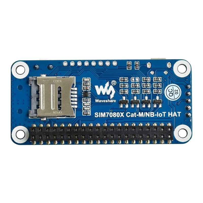 Waveshare  ̿ NB-Iot/Cat-M(EMTC)/GNSS HAT, SIM7080G , º USB ̽,    