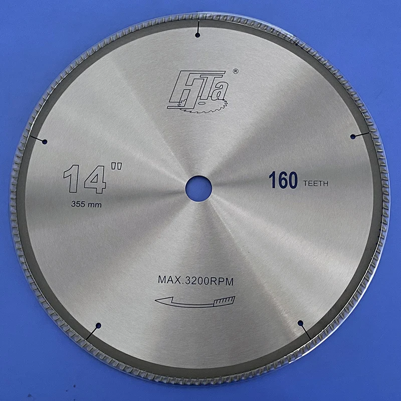 Cost Sale Of 355/405*32/30*160T Wood PVC Plastic Pipe Wood Plastic Extruded Board Ultra Thin Alloy Saw Blade For Cutting Bamboo