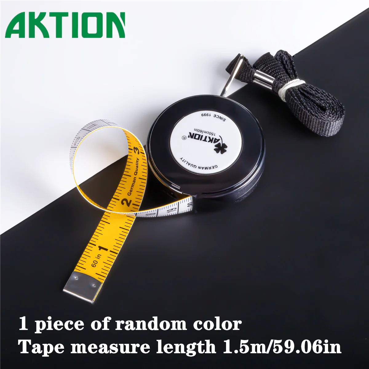 1.5M/2M/3M Geri Çekilebilir Mezura - Çift Taraflı, Kilitli ve Otomatik Geri Sarma, Hassas Vücut Dikiş Ölçümü, Taşınabilir ve Dayanıklı