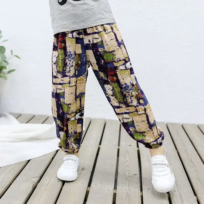 Children Pants 2-10Y Boys Girls Joggers Trousers