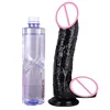 Black Giant Realistic Dildo with Strong Suction Cup Super Huge Dildos Big Glans Artificial Penis 6cm Thick Dick Adult Sex Toys 1
