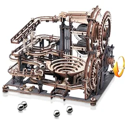 Electric Marble Spaceport 3D Puzzle Brain Teaser - Wooden Building Toy Gift (STLGA01)