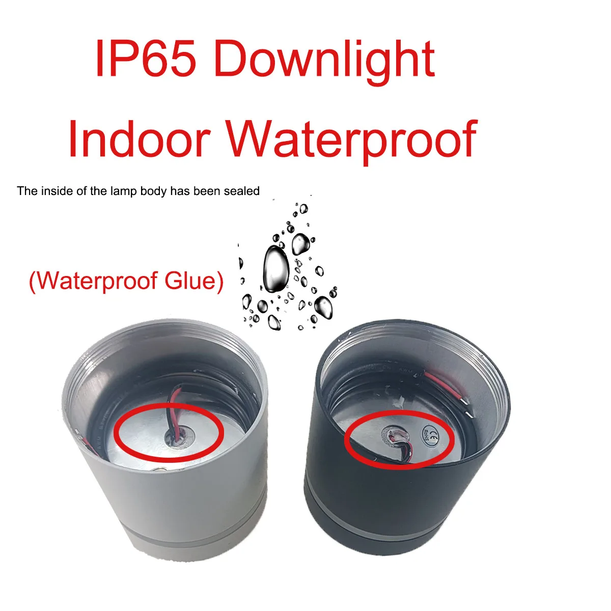 Led Downlight IP65 Macaroon Waterproof Surface Mounted 7w 9W 12W Kitchen Light Wall Porch Spot Light Ceiling Lamp