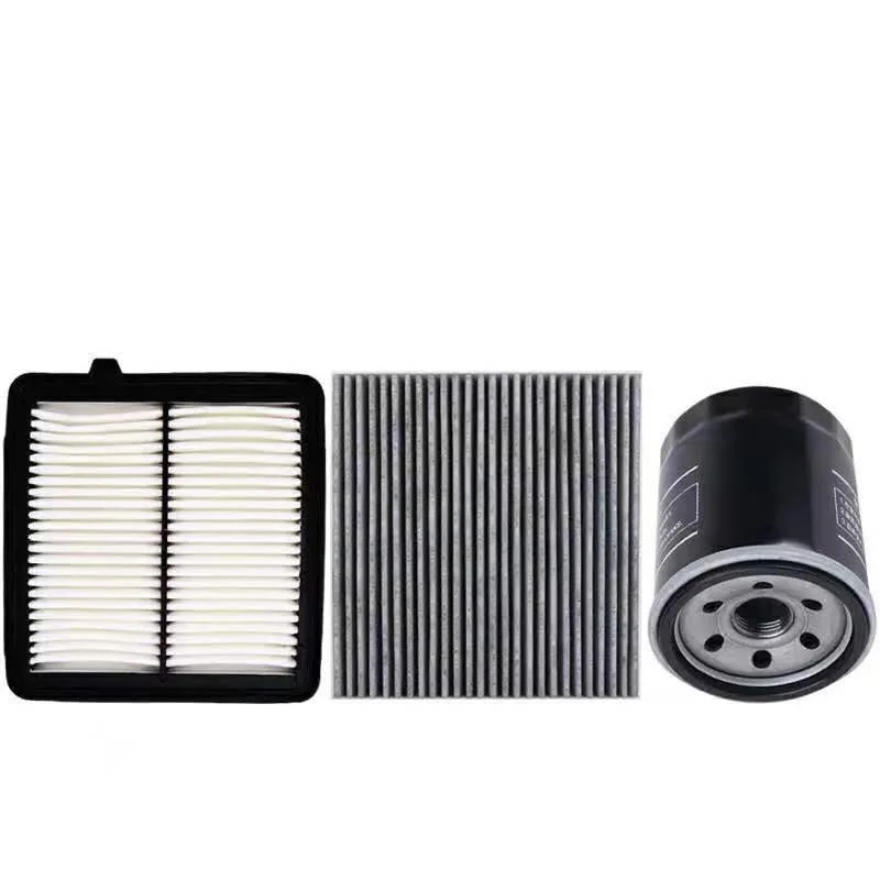 For HONDA (GUANGQI) CITY (GM) 1.5 2008-2015 FIT Hatchback 1.3 1.5 2008-2014 Air filter Cabin Air Filter Oil Filter 17220-RB6-Z00