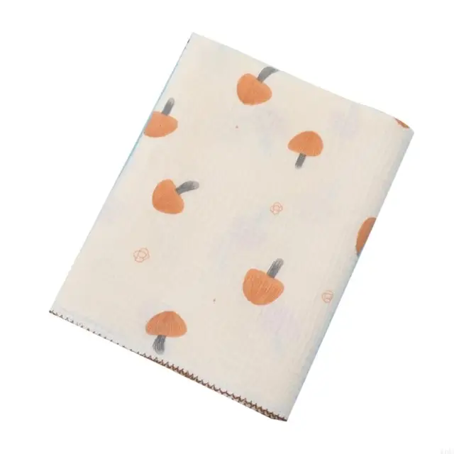 K1MA Cotton Baby Blanket with 2-layer for Girls Soft Breathable Blanket for Infant 2