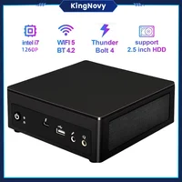 12th Gen Gamer Mini PC Intel i7 1260P 1270P Thunderbolt 4 Windows11 Dual DDR4 PCIE4.0 3.0 Gaming Computer 4x4K 8K UHD NUC WiFi6 1
