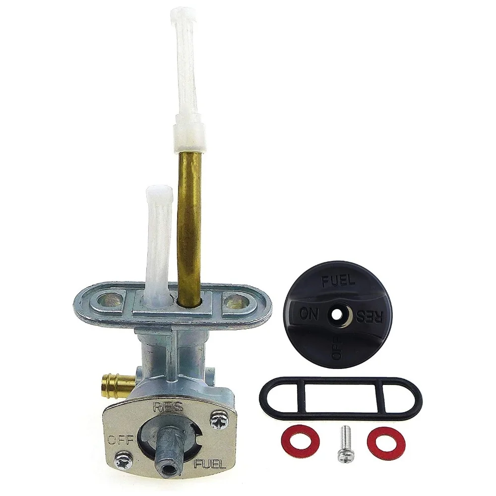 

Fuel Valve Petcock Fit for Arctic Cat ATV 250 300 400 500 1998-2005, Knob Switch with On/Off/Res/Fuel Replace for 0470-344