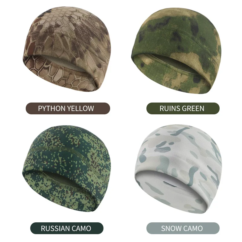 Men Women Winter Outdoor Fleece Watch Cap Windproof Hiking Caps Army Military Tactical Beanie Hat Winter Skull Cap Hunting Cap 3