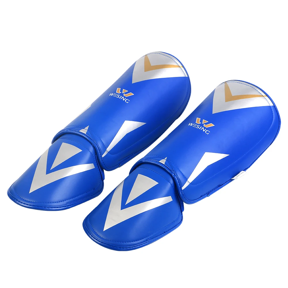 Wesing Boxing Shin and Instep Guard For Men Women Kickboxing MMA Muay Thai Shin and Instep Gear Sparring Training Gear
