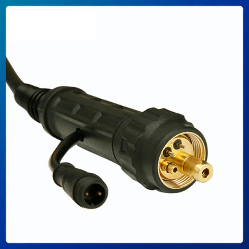 10Ft 3 Meters MIG Welder Spool Gun Wire Feeder Aluminum Welder Use Standard Spool with Euro Connection 24V DC Motor Free Nozzle