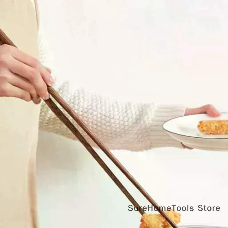 Extended Wooden Chopsticks, Noodle Chopsticks, Rice Noodle Hot Pot Long Chopsticks 32cm 42cm Long, Wooden Chopsticks