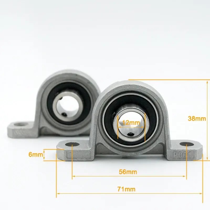 2pcs Pillow Block Bearing KP08 KP000 KP001 KP002 KP003 KFL 08 000 001 002 003 004 8mm 10mm 12mm 15mm 17mm 20mm Mounted Bearings image 9