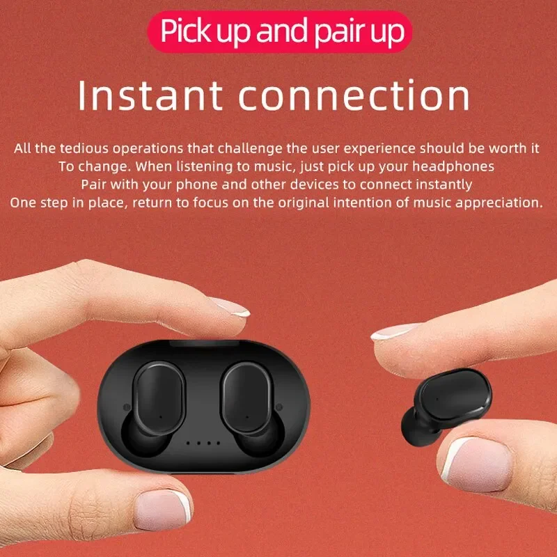 Original A6S TWS Headset Wireless Earphones Bluetooth Headphones Sport Stereo Fone Bluetooth Earbuds for Xiaomi Huawei iPhone 5