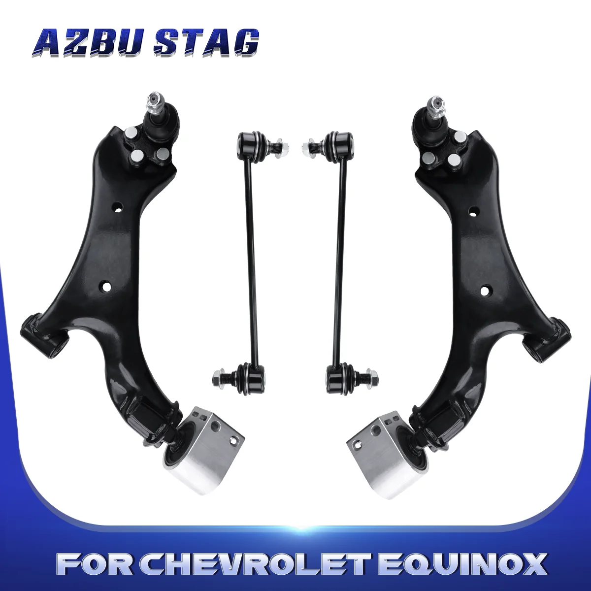 

AzbuStag 4Pcs Front Lower Control Arm Sway Bar Link for Chevrolet Equinox GMC Terrain 2010 2011 2012 2013 2014 2015 2016 2017