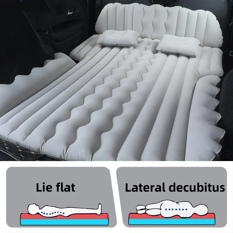 Inflatable Camping Mattress Car Mattress Portable Inflatable Camping Mattress With Pillows And air Pump Length 192cm Width 120cm For All Models
