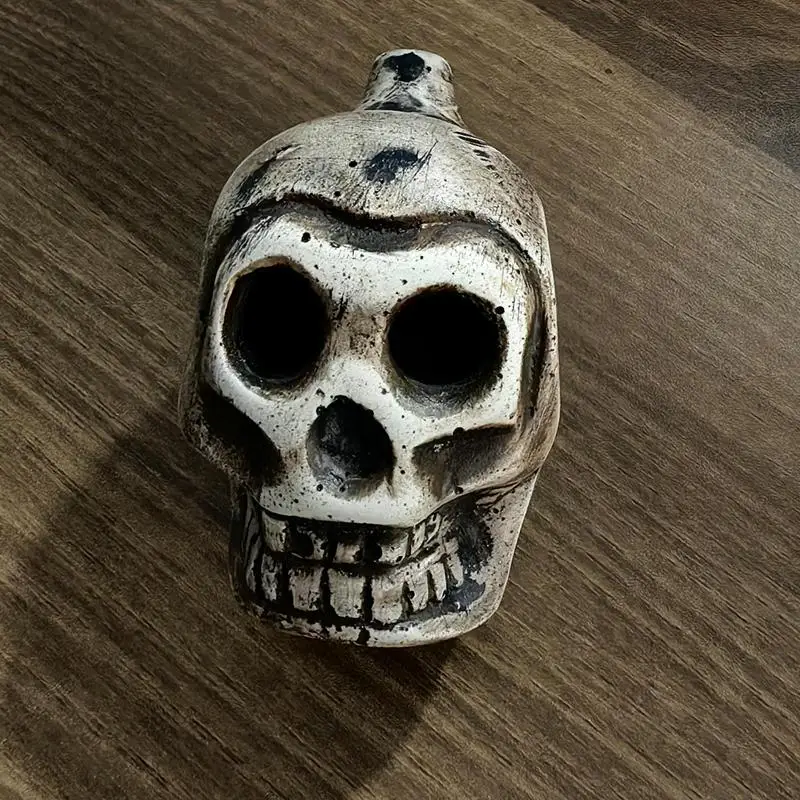 Aztec Death Whistle Loud Spooky Human-like Screams Battle Whistle outdoor Camping Emergency Whistle Skull Thunder Echoes 2