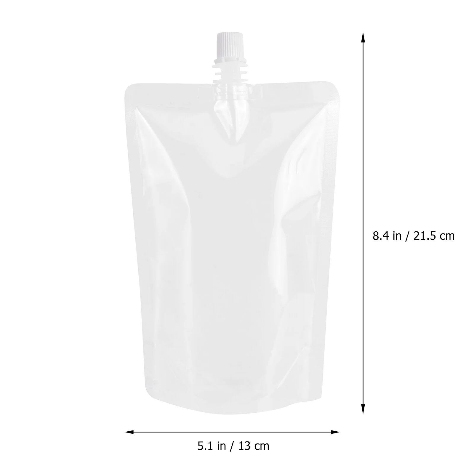 50Pcs Plastic Pouch Drinks Disposable Drink Pouchesss, Travel Bags Portable Beverage  Bags Packing Bags Bag ( 500ml )
