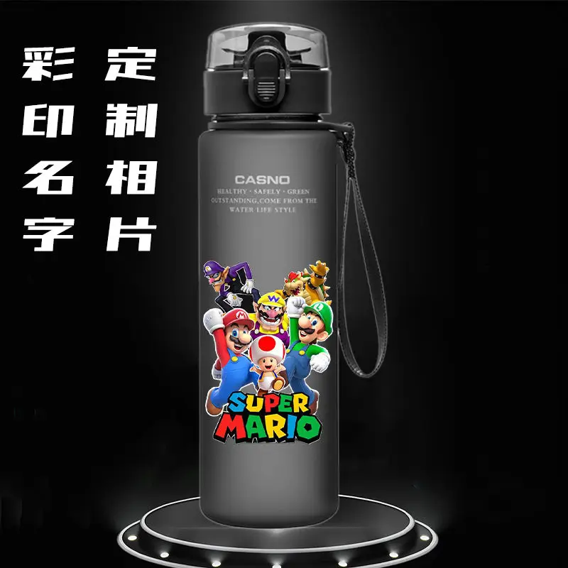 Super Mario Bros Tumbler Thermo Bottle Large Capacity Cute Cartoon  Stainless Steel Thermal Water Bottle Cold and Hot Thermos Cup - AliExpress