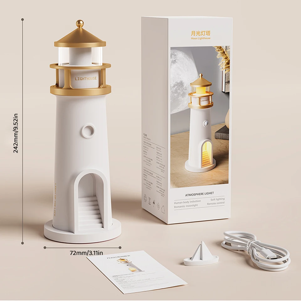 Cavo USB Per Luce Notturna A LED – Adattatore Di Ricarica Per Proiettore Luna E Cielo Stellato, Da USB 2.0 A DC35135, 0.9m (Bianco)