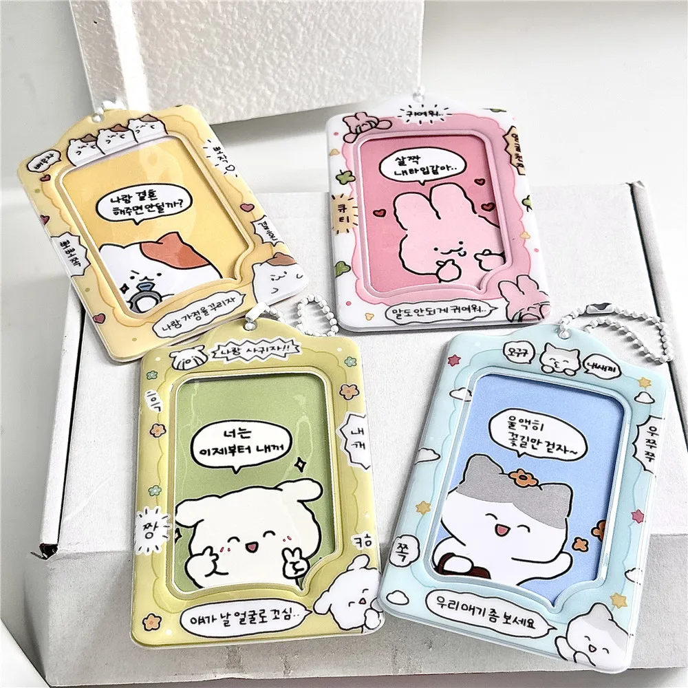 3-inch Card Sleeve Cartoon Pattern Pendant Card Protection card holder,credit card holder,card protector,idol card protector