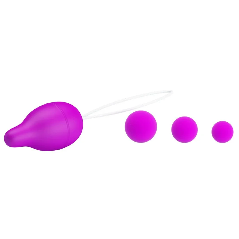 Female Specific Silicone Expansion Muscle Exercise Device Manual Masturbator Reusable Replaceable Dumbbell Ball Sized Sexy Toys