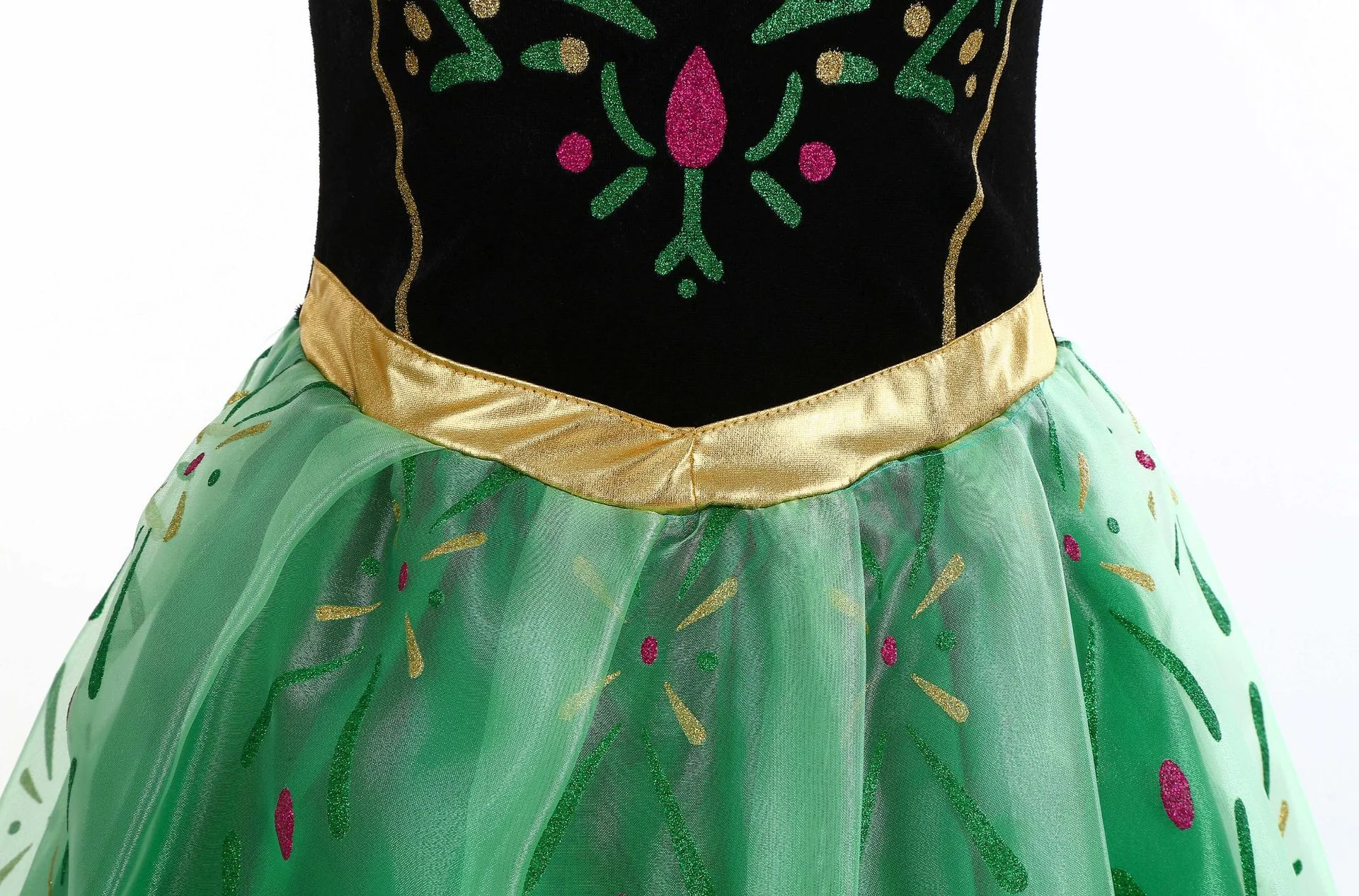 green emerald velvet dress Disney Showcase Collection main image 1