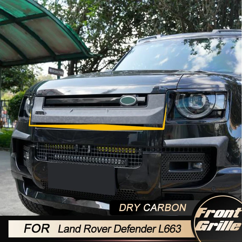 CarFrontBumperGrillTrimDecorationForLandRoverDefenderL663